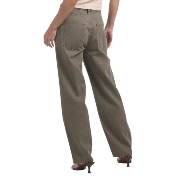 TRIARCHY Birkin Chap Mid Rise Straight Leg Jeans - Picture 2 of 3